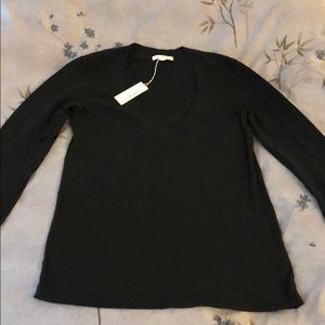 James Perse long sleeve V neck shirt